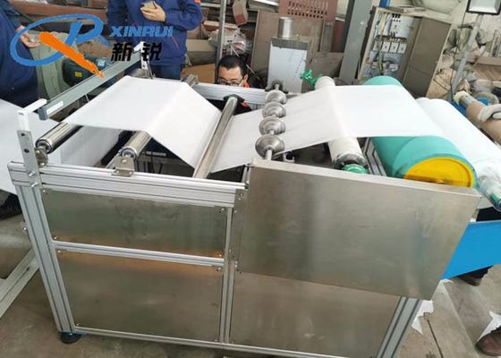 Dikey 600mm 800mm PP Dokuma Kumaş Yapma Makinesi