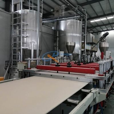 1220mm 30mm PVC Plastik Wpc Köpük Levha Yapma Makinesi