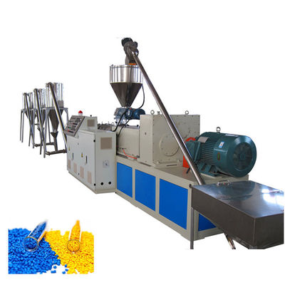 İkiz Vidalı Ekstruder 15m 20m3 Plastik Granül Yapma Makinesi