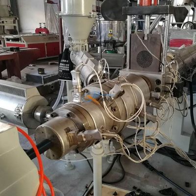 ABB 110mm Tek Vidalı PP PE Plastik Boru Yapma Makinesi